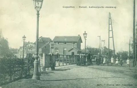 Antwerpsesteenweg - Barreel 1910 in de Antwerpsesteenweg (1910)