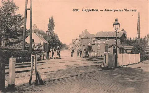 Antwerpsesteenweg - Barreel 1922 in de Antwerpsesteenweg (1922)