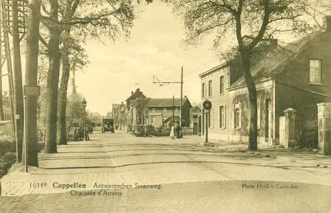 Antwerpsesteenweg - Barreel 1930 in de Antwerpsesteenweg (1930)