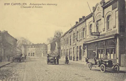Antwerpsesteenweg - Garage en Velo De Mol 1923 in de Antwerpsesteenweg (1923)