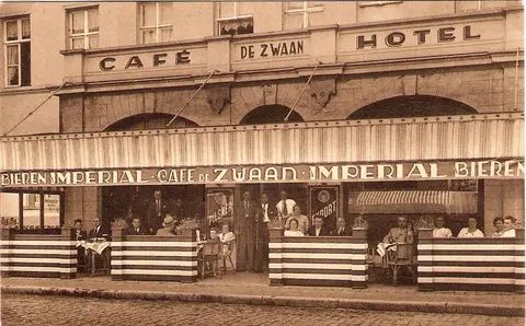Antwerpsesteenweg - Hotel-Cafe De Zwaan in de Antwerpsesteenweg