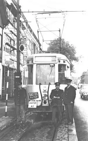 Antwerpsesteenweg - Tram 65 laatste rit 2 in de Antwerpsesteenweg