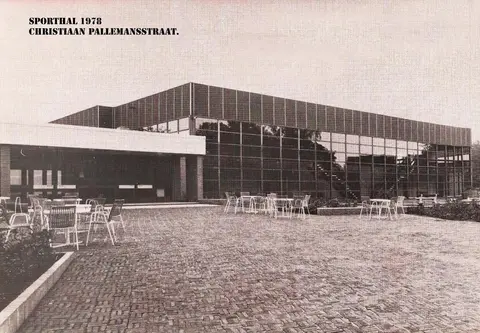 Heidestraat - Chr. Pallemansstraat - Sporthal Kapellen 1978 in de Chr. Pallemansstraat (1978)