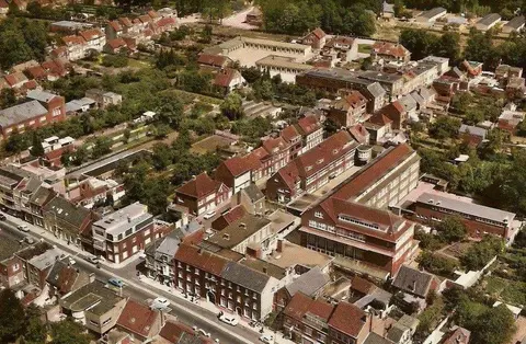 Dorpsstraat - Luchtfoto in de Dorpsstraat