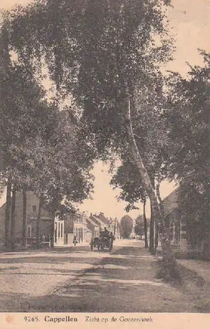 Dorpsstraat - Zicht op de Geuzenhoek in de Dorpsstraat