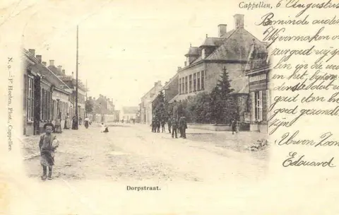 Dorpsstraat 1900 in de Dorpsstraat (1900)