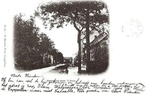 Geuzenhoek - Steenweg naar Dorp 1903 in de Dorpsstraat (1903)
