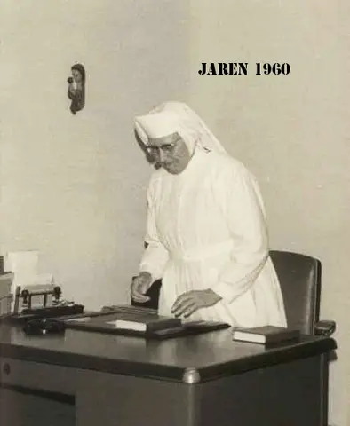 Kerkstraat - St. Jozefkliniek - Directie 1960 in de Oude Kerkstraat (1960)