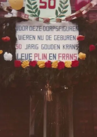 Frans van Lent en Plin 50 jaar huwelijk 2