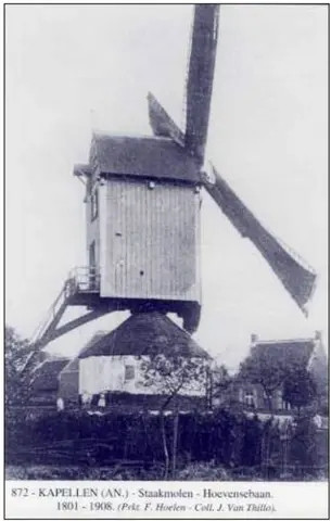 Hoevensebaan - Molen in de Hoevensebaan