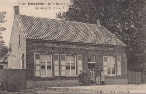 Hoogboom - Estaminet La Belle Vue Verberck in de Hoogboomsteenweg