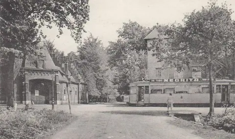 Hoogboom - Hoogboomkruis Tramhalte in de Hoogboomsteenweg