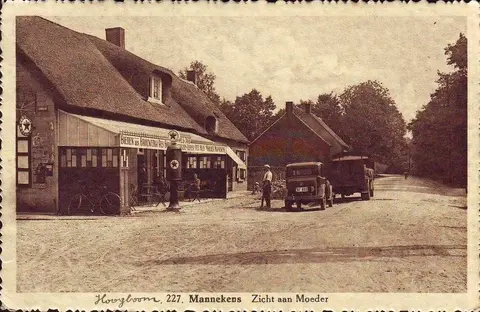 Hoogboom - Hoogboomstwg - Cafe De Jager in de Hoogboomsteenweg