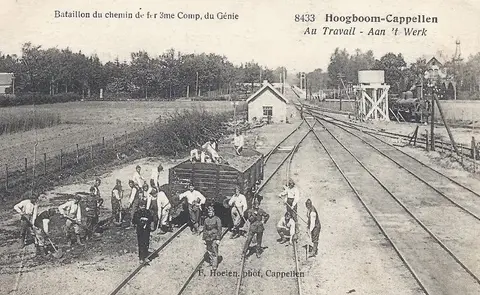 Hoogboom - Spoorwegregiment Aan het Werk