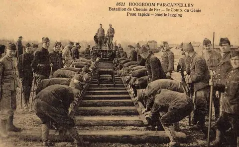 Hoogboom - Spoorwegregiment Sporen Leggen