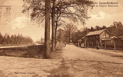 Kalmthoutsesteenweg - Station Kapellenbos in de Kalmthoutsesteenweg