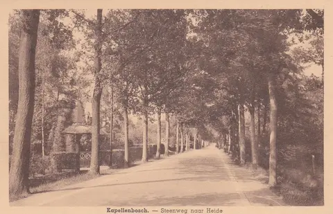 Kalmthoutsesteenweg in de Kalmthoutsesteenweg
