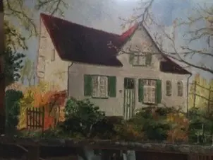 Kasteel Heidehof - schilderij boerderij