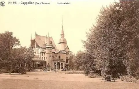 Kasteel Hortensiahof 1 - ingekleurd