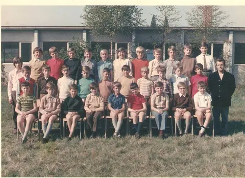 Klasfoto - Broedersschool St. Jozef 1970-1971 - 6de leerjaar - meester Toth (1971)