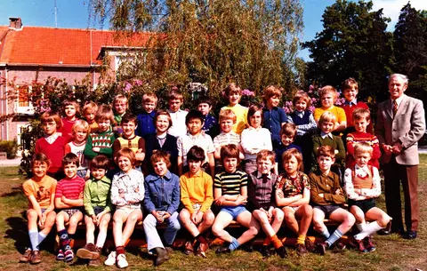 Klasfoto - Broedersschool St. Jozef 1974-1975 - 2de leerjaar (1975)