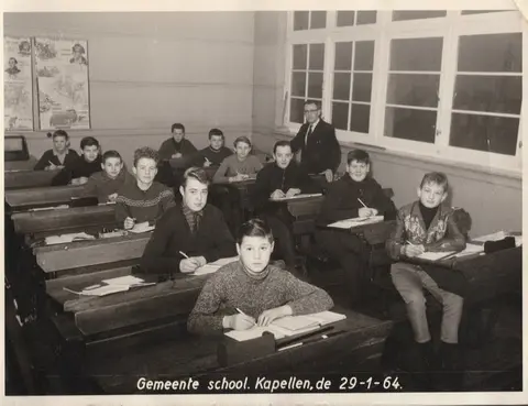 Klasfoto - Gemeentelijke Jongensschool 1964 - 8ste leerjaar - Mr Pals (1964)