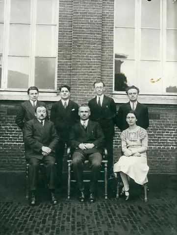 Klasfoto - Gemeentelijke Jongensschool Leerkrachten