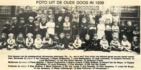 Klasfoto - Gemeentelijke Meisjesschool 1939 (1939)