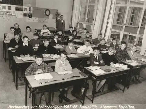 Klasfoto - Kon. Atheneum 1965-1966 (1966)