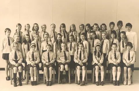 Klasfoto - Maria Immaculata 5de leerjaar 1970-1971 (1971)