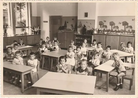 Klasfoto - Z 19 - 1958 - Kleuterschool (1958)