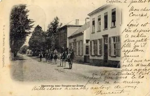 Kapelsestraat - Op weg naar Bergen op Zoom 1901 in de Kapelsestraat (1901)