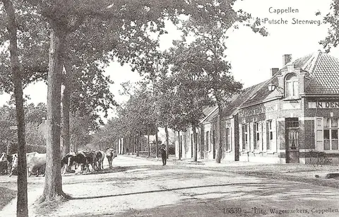 Kapelsestraat 1909 in de Kapelsestraat (1909)