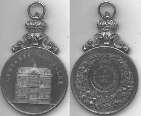 Oud Gemeentehuis - Medailles Inhuldiging 1907 (1907)