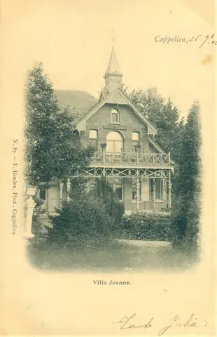 Rubensheide 136 - Villa Dennenhof - Villa Jeanne 1901 - Villa Les Sapins in de Rubensheide 136 (1901)