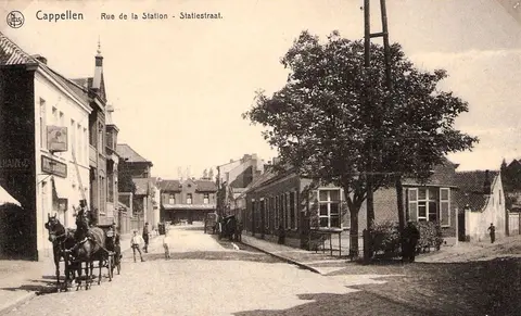 Stationsstraat - hoek Gasstraat in de Stationsstraat