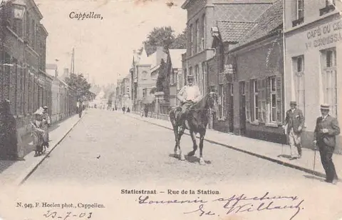 Stationsstraat 1903 in de Stationsstraat (1903)