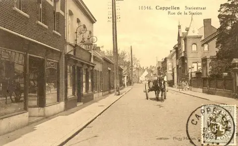 Stationsstraat 1931 in de Stationsstraat (1931)