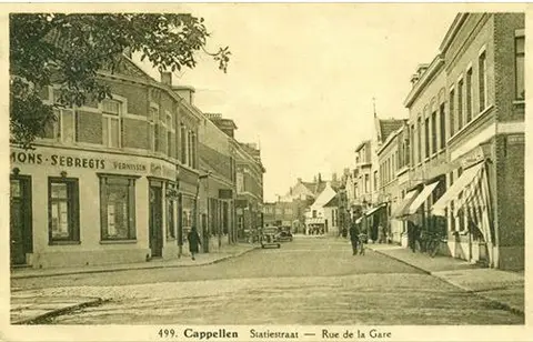 Stationsstraat 1939 in de Stationsstraat (1939)