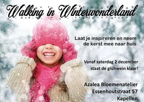 Eindejaarsactie 2017 - Azalea Walking in Winterwonderland Logo (2017)