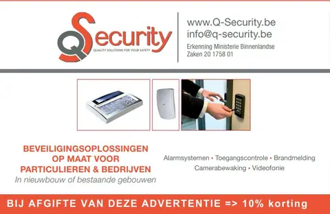 Q-Security advertentie