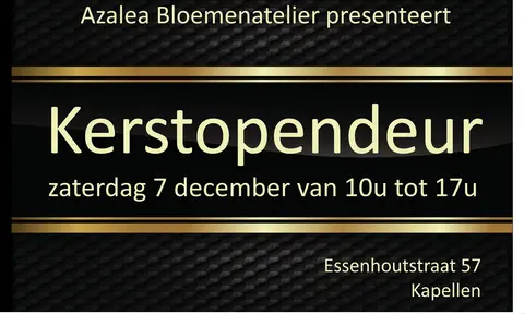 Kerstopendeur - aankondiging